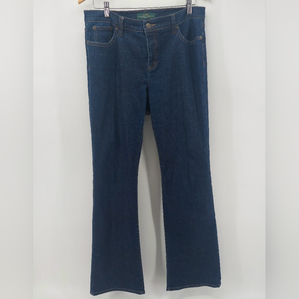 Lauren Ralph Lauren Dark Blue Classis Boot Cut Women's Jeans Size 10